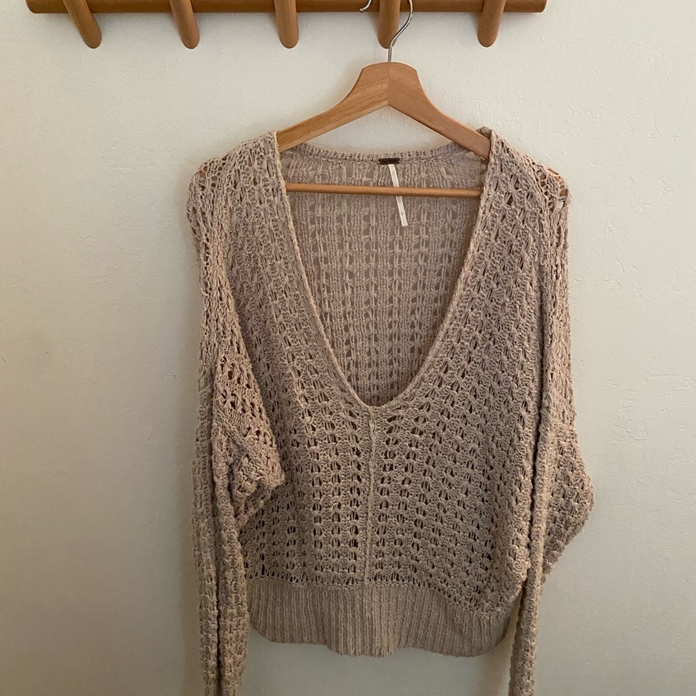 Free People knit sweater